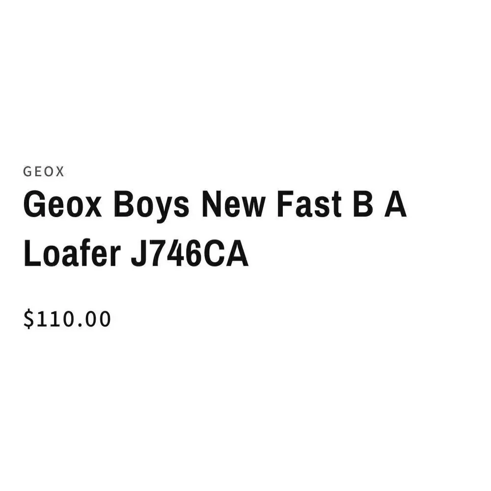Geox Boys New Fast B A Loafer J746CA